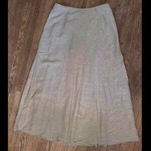 Armani Collezioni Linen Maxi Skirt